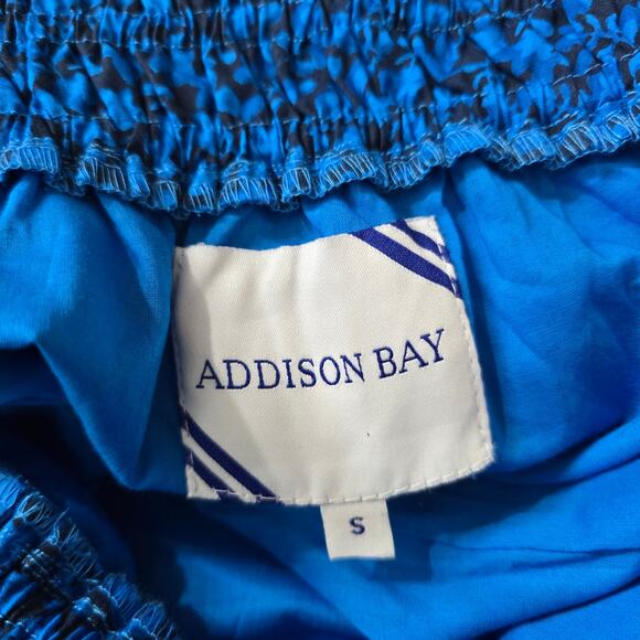 Addison Bay Bluff Cobalt Blue Tie Shoulder Midi Dress Size Small - Picture 8 of 8